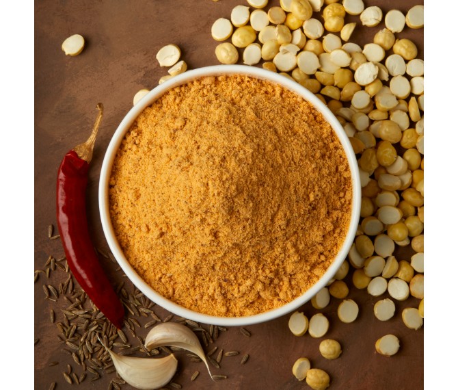 Putnala Podi | Putnala Powder| Sanaga Pappu Podi | Roasted Split Chick Peas Powder