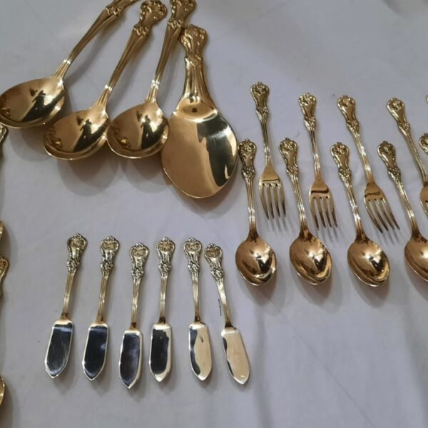 cutlery ever in BRASS Glossy and shiny