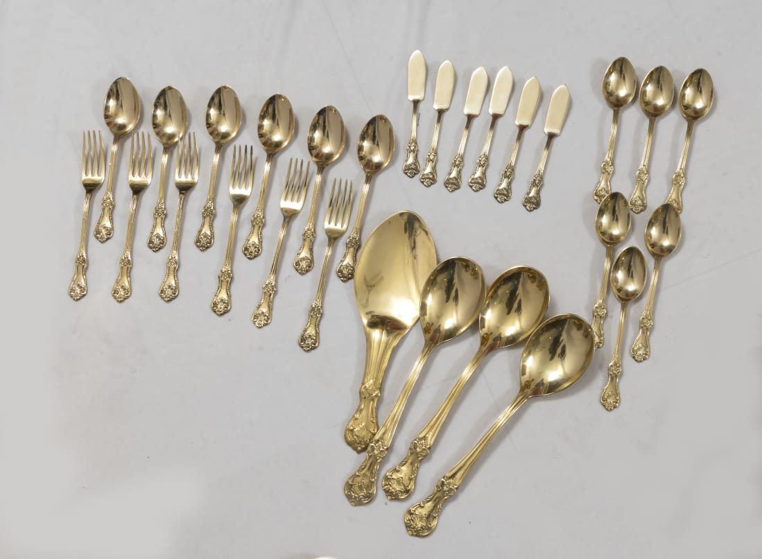 cutlery ever in BRASS Glossy and shiny