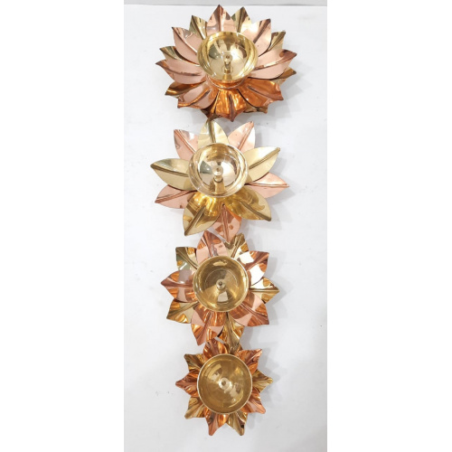 Brass Diya Lamp Lotus Shape