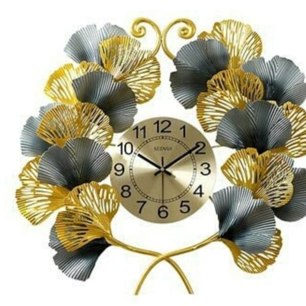 Leaf Stem Wall Clock