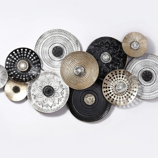 Multi Circled Coloured Wall Decor