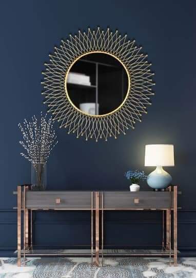 Sun Ray Connected Wall Mirror