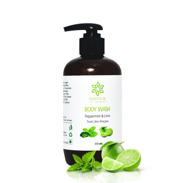 Natuur Aloe Body Wash Peppermint and Lime 300 ml