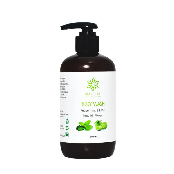 Natuur Aloe Body Wash Peppermint and Lime 300 ml