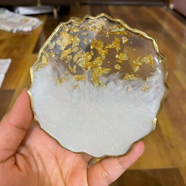 Resin tray and coasters