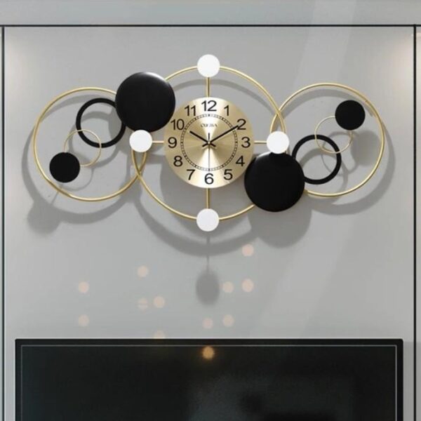 Metal wall clock