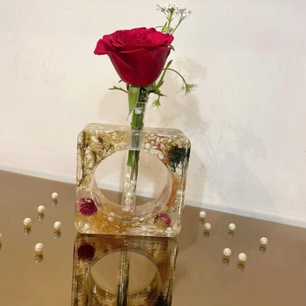 Resin Flower Vase