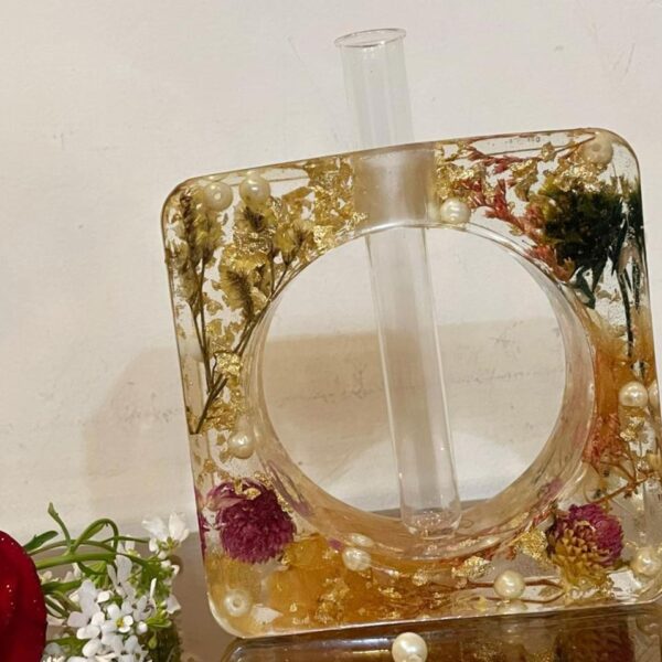 Resin Flower Vase
