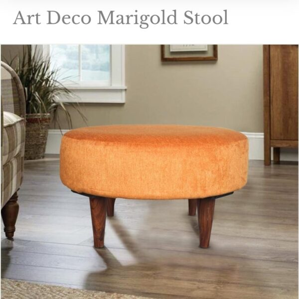 Art Deco Marigold Stool