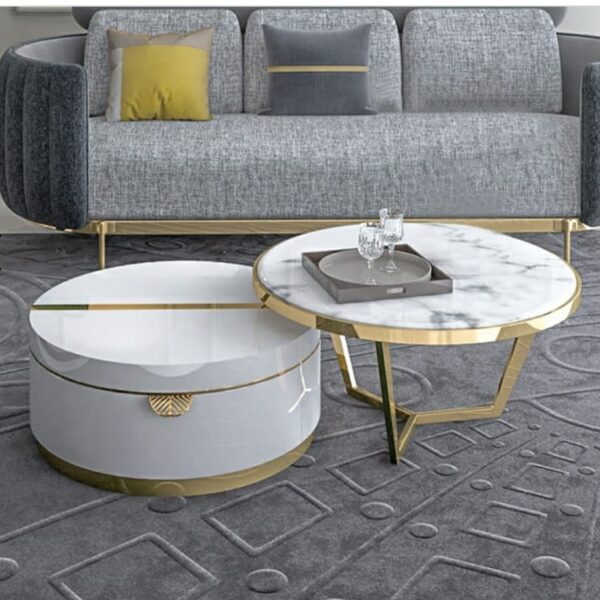 Modern Centre Table with Drawer and Storage