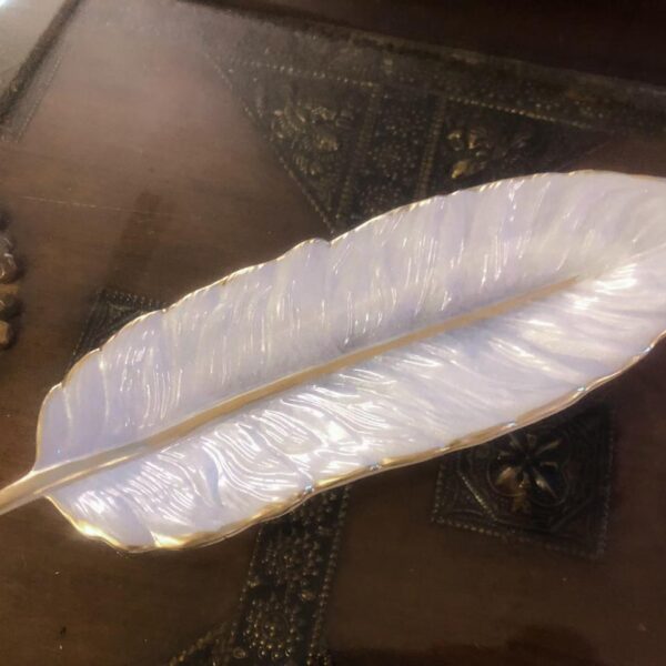 Beautiful Feather Trinket Trays