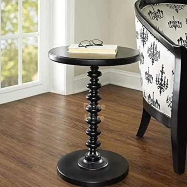 Wooden Round Side Table