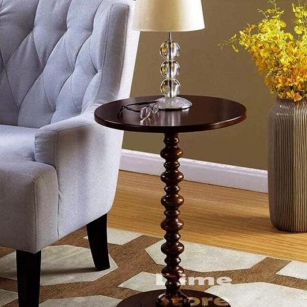 Wooden Round Side Table