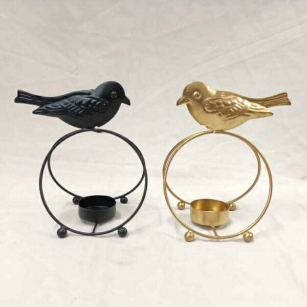 Bird Shape T light Holder (Set of 2)