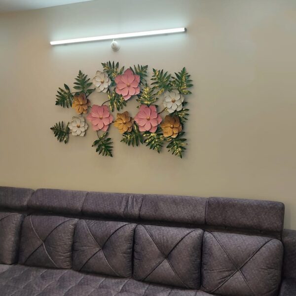 Flower and Leaf Wall Decor Art