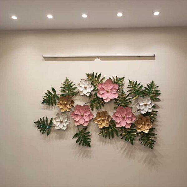 Flower and Leaf Wall Decor Art