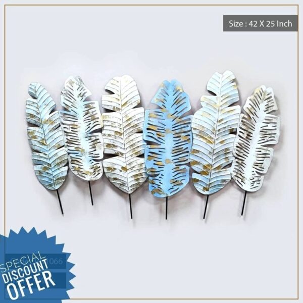 Six Feather Wall Decor Art