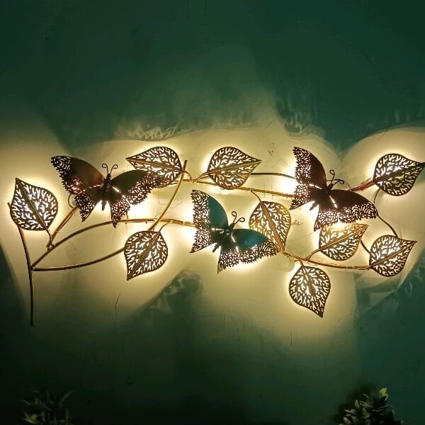 Butterfly Wall Art with LED