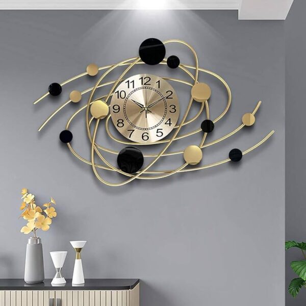 Inner Ringles with Dots Wall Clock