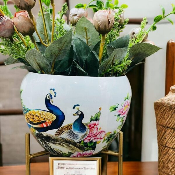 Designer Planter with Tri-leg Stand