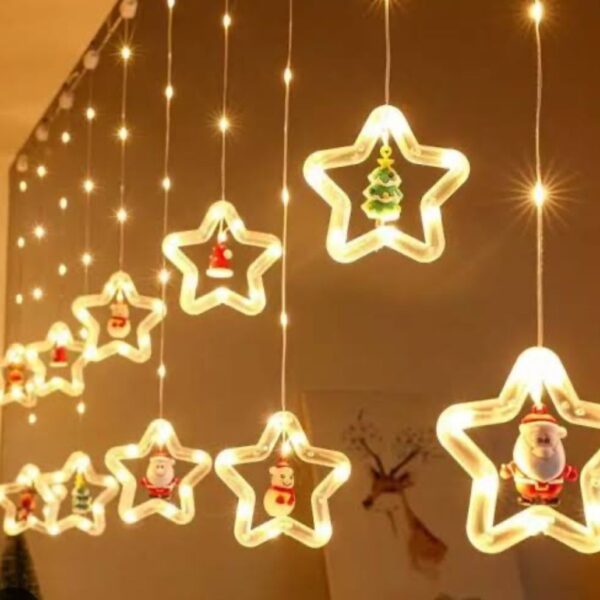 Christmas star with soft hangings