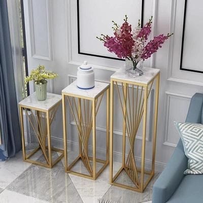 Luxury marble pot/plant stand