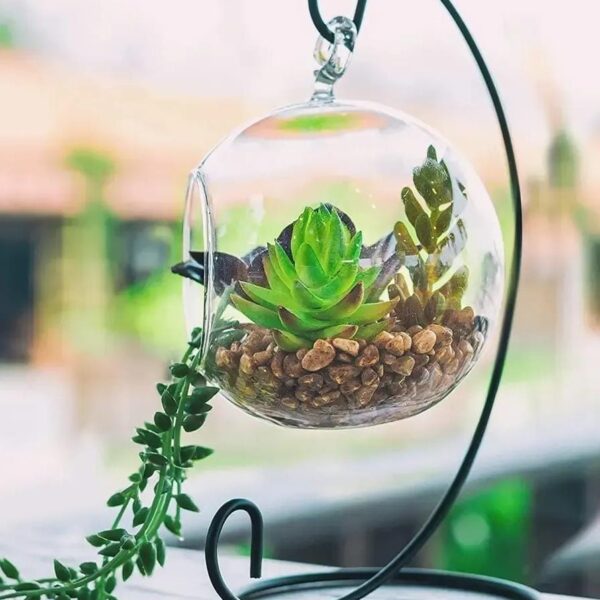 Metal Display Planter with Stand