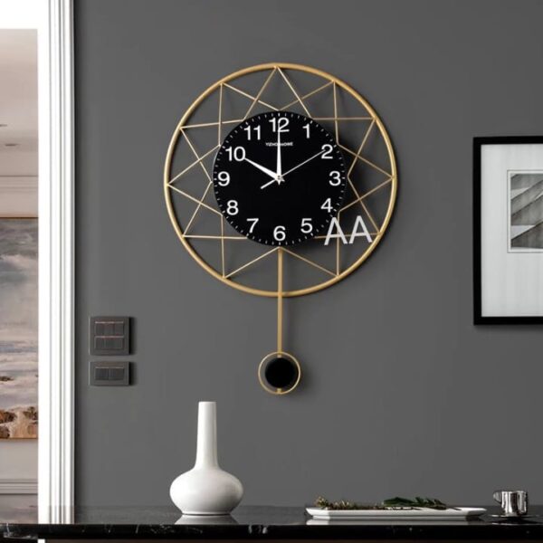 Circle Starred Wall clock in bell style