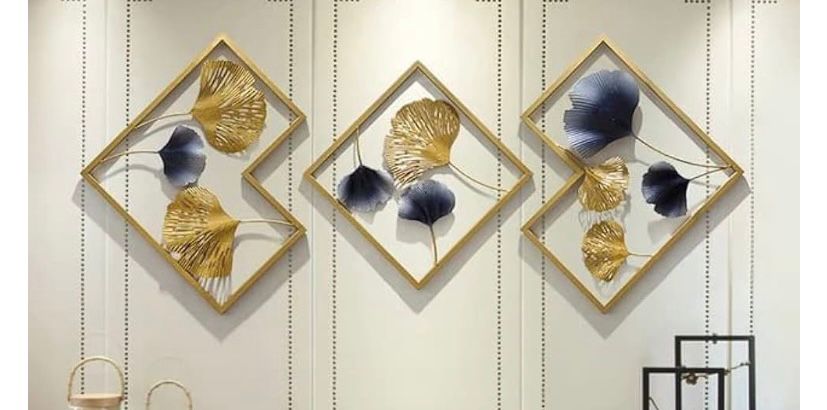 Gold leaf Wallart