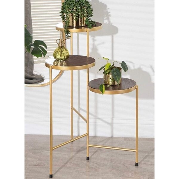 Tri Metal Planter Stand