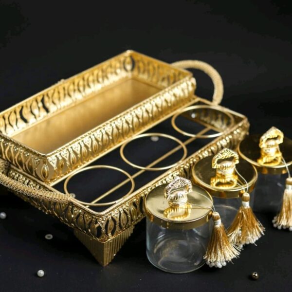 Tray Platter with Jars