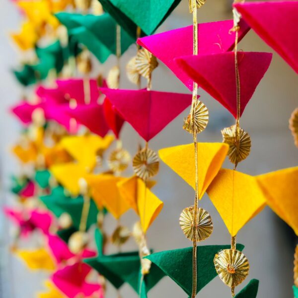 Multi Gotta Tikki Tassel Felt Strings