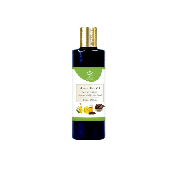 Natuur - hair darkening oil - Mustard, amla and henna - 200 ml