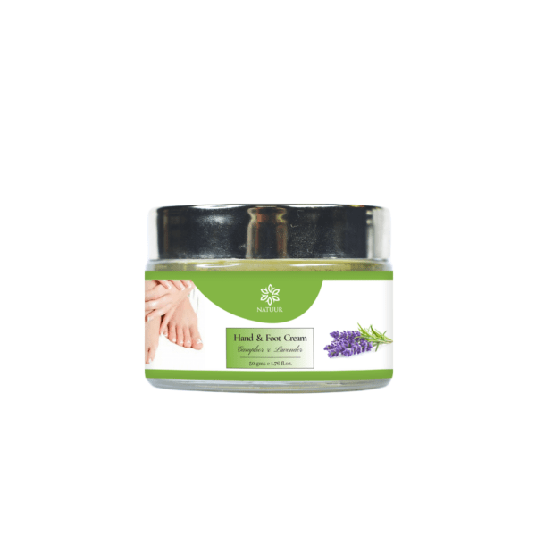 Natuur - Hand and Foot Cream -Camphor & Lavender - 50gms