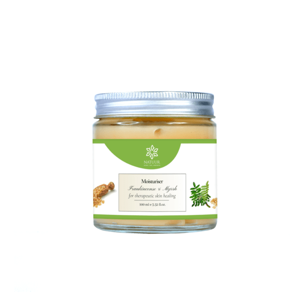Natuur - Moisturiser Frankinsence and Myrhh- therapeutic skin healing body lotion for all skin conditions - 100gms