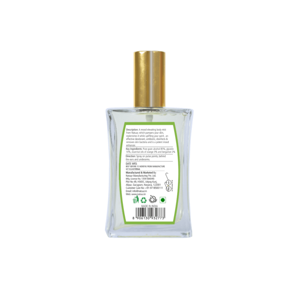 Natuur – Orange Bergamot mood-lifting body mist – 100ml