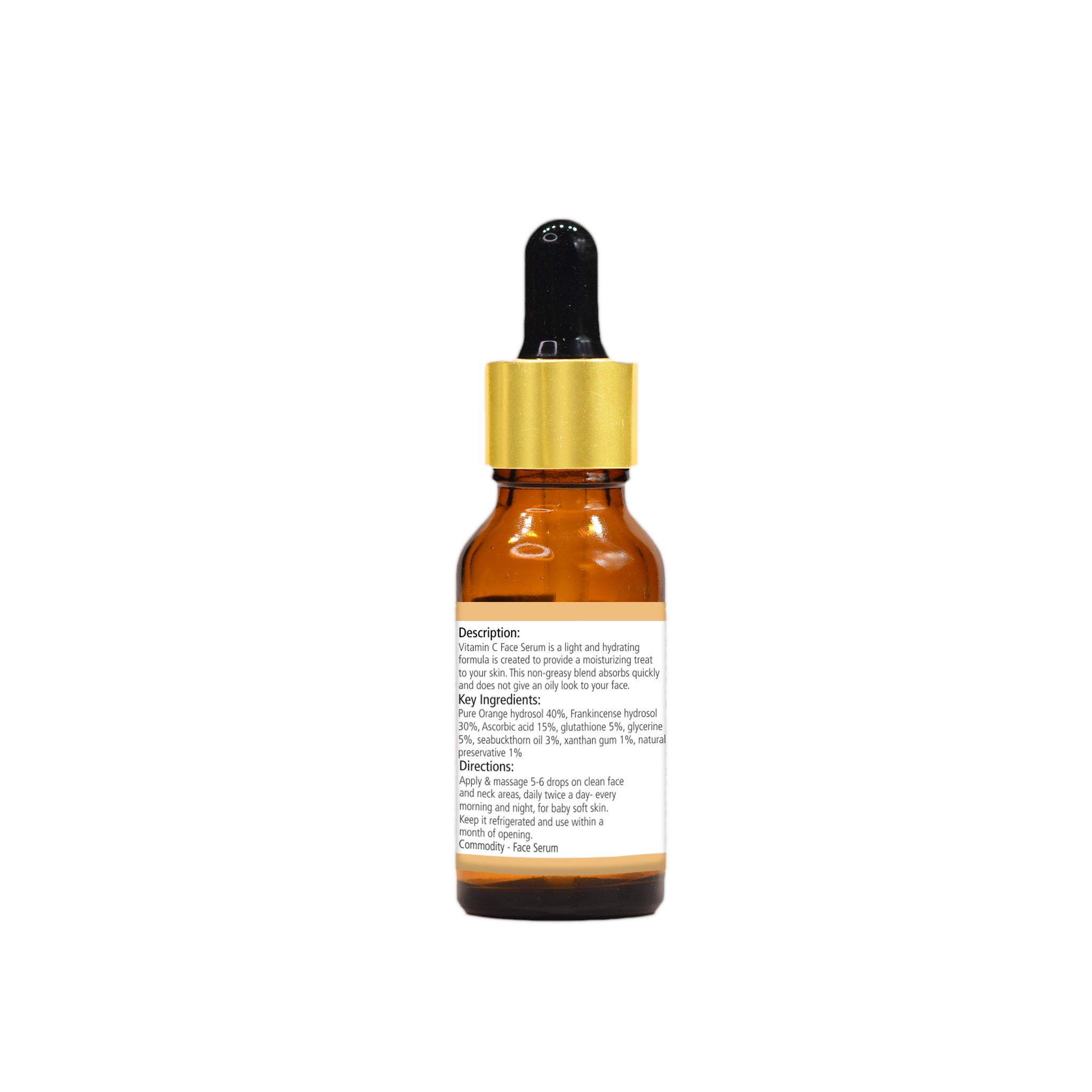 Natuur - Face Serum - Vitamin C and L Glutathione Anti oxidant and collagen boosting - 20 ml - Image 3