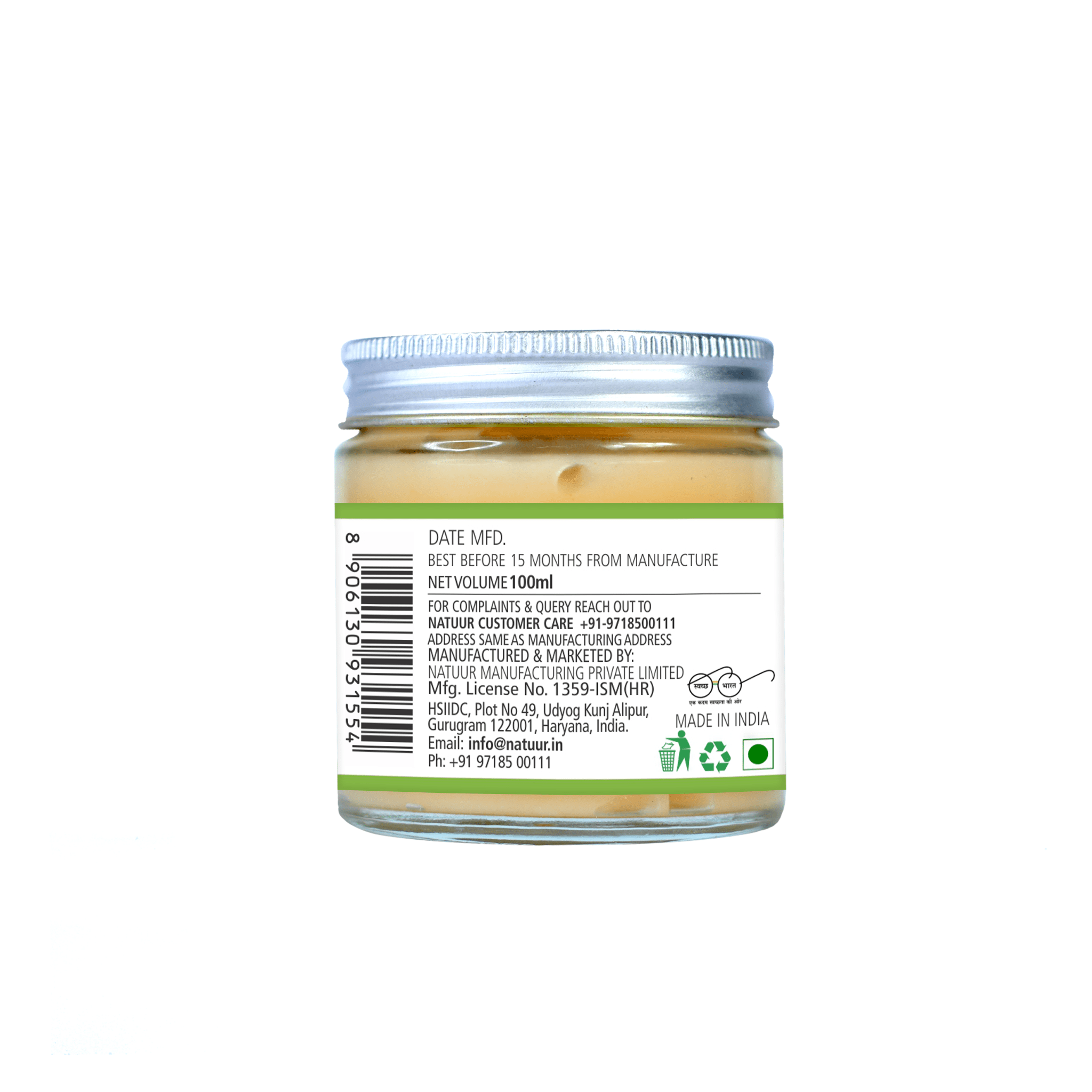 Natuur - Moisturiser Frankinsence and Myrhh- therapeutic skin healing body lotion for all skin conditions - 100gms - Image 2