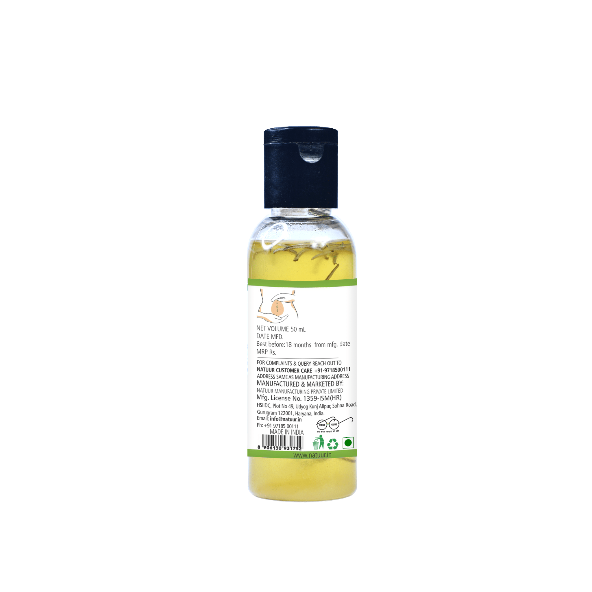Natuur - Belly Button Oil for Menstrual Pain Relief Oil - 50ml - Image 3