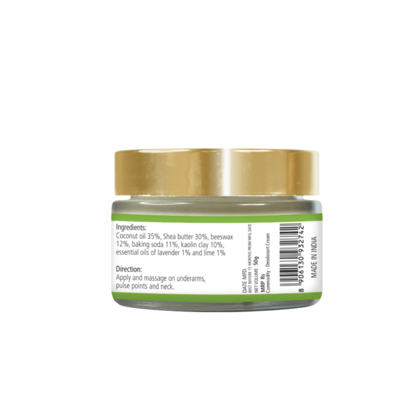 Natuur – Deodorant Cream Lavender & Lime – 50gms