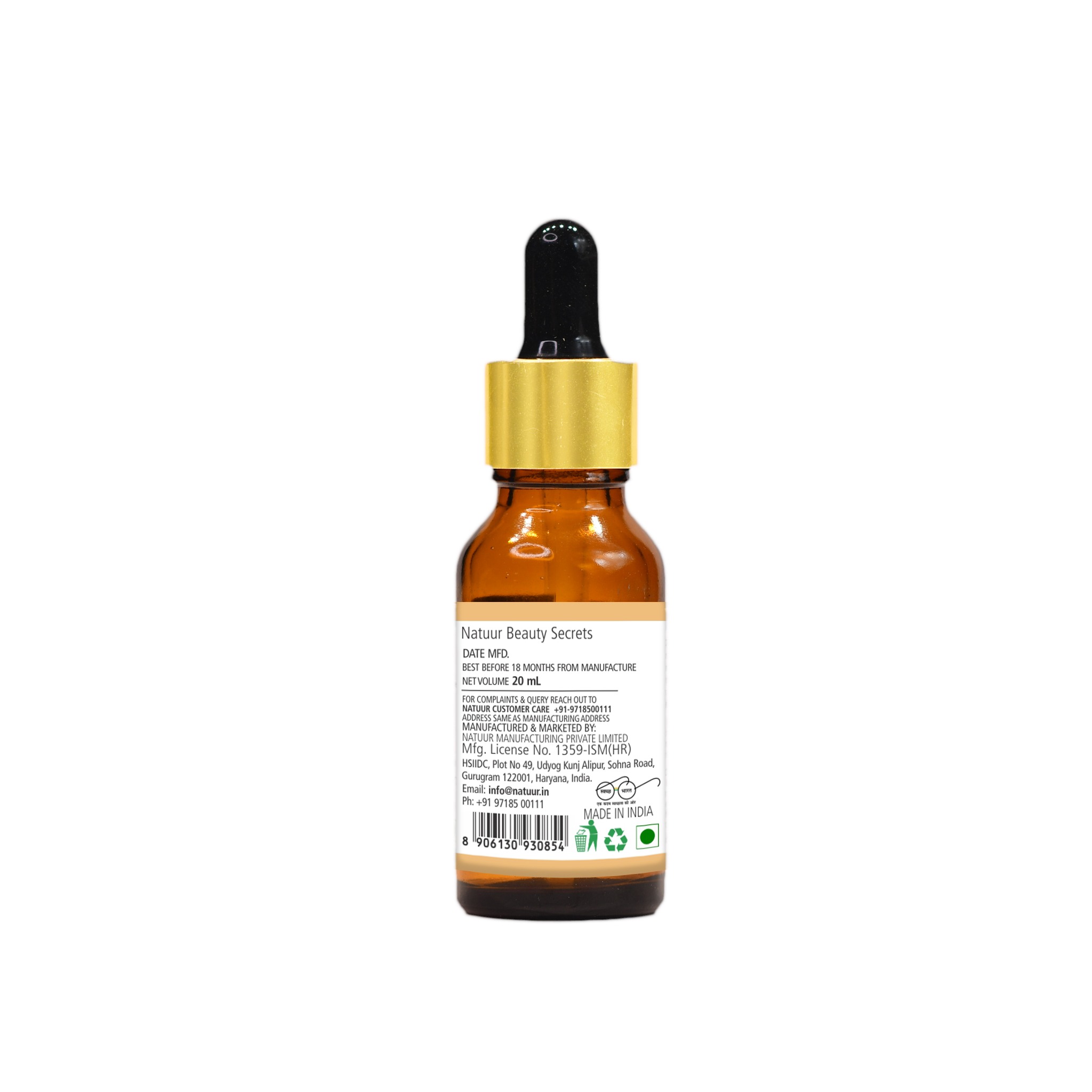 Natuur - Face Serum - Vitamin C and L Glutathione Anti oxidant and collagen boosting - 20 ml - Image 2