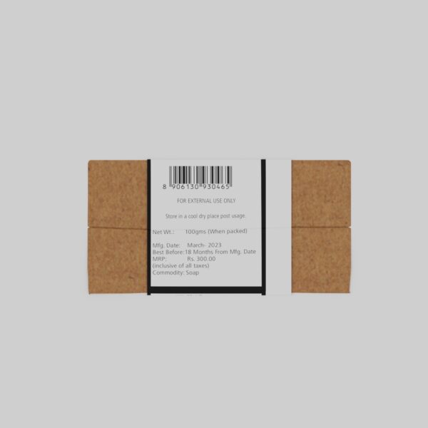 Natuur – Activated Charcoal & Tea Tree Soap Anti-Acne – 100gms