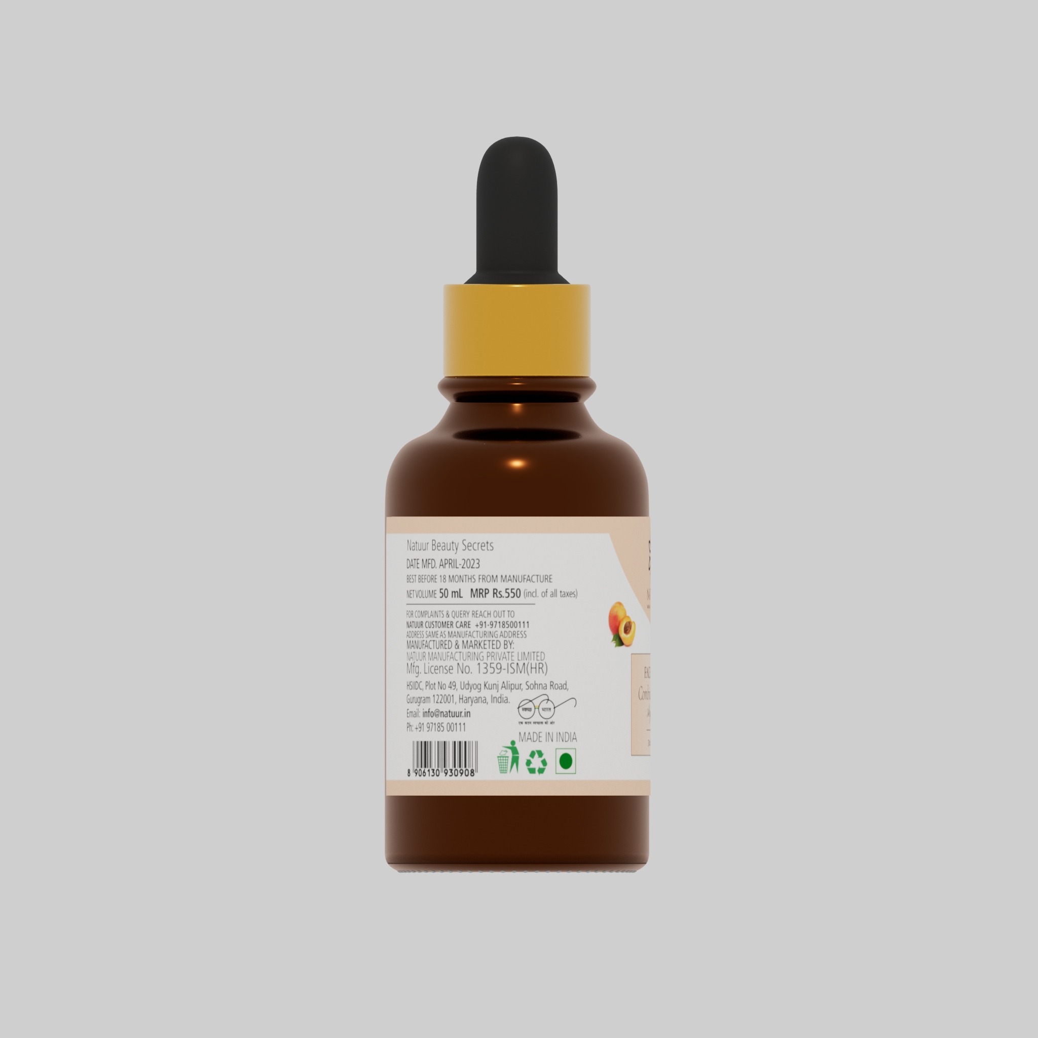 Natuur - Face Serum - Apricot and Tamanu Combination Skin - 50 ml - Image 3