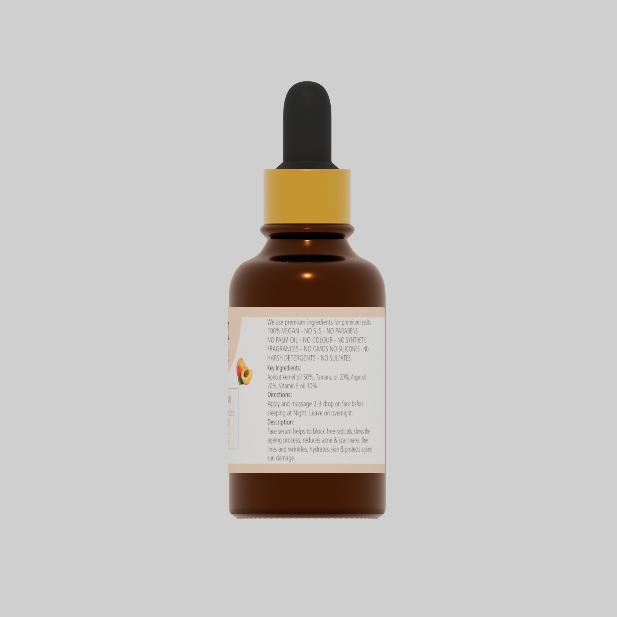 Natuur - Face Serum - Apricot and Tamanu Combination Skin - 50 ml - Image 2
