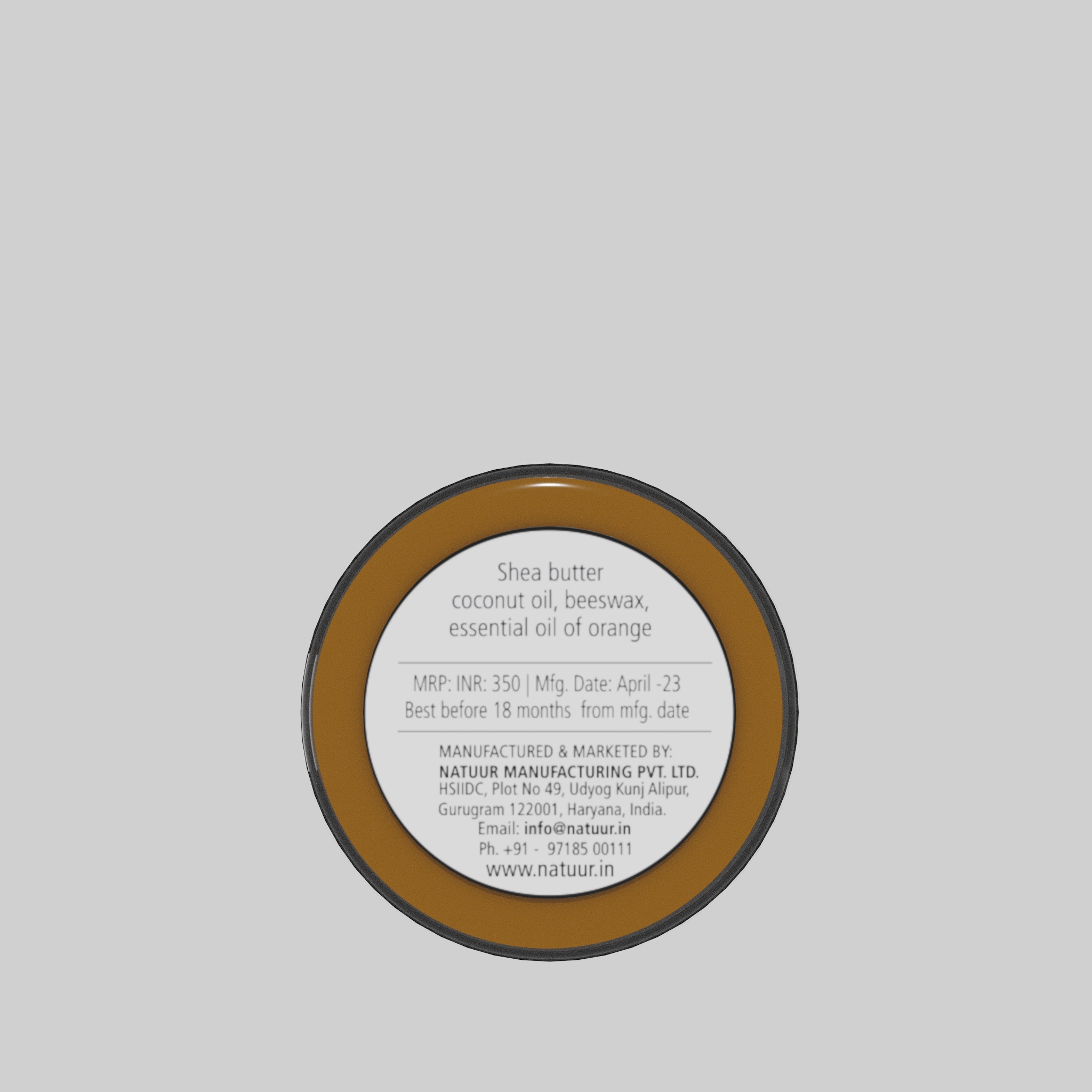 Natuur - Orange Lip Balm - 15gms - Image 4
