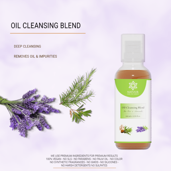 Natuur - Oil Cleansing Blend -Tea tree & Lavender - 100 ml