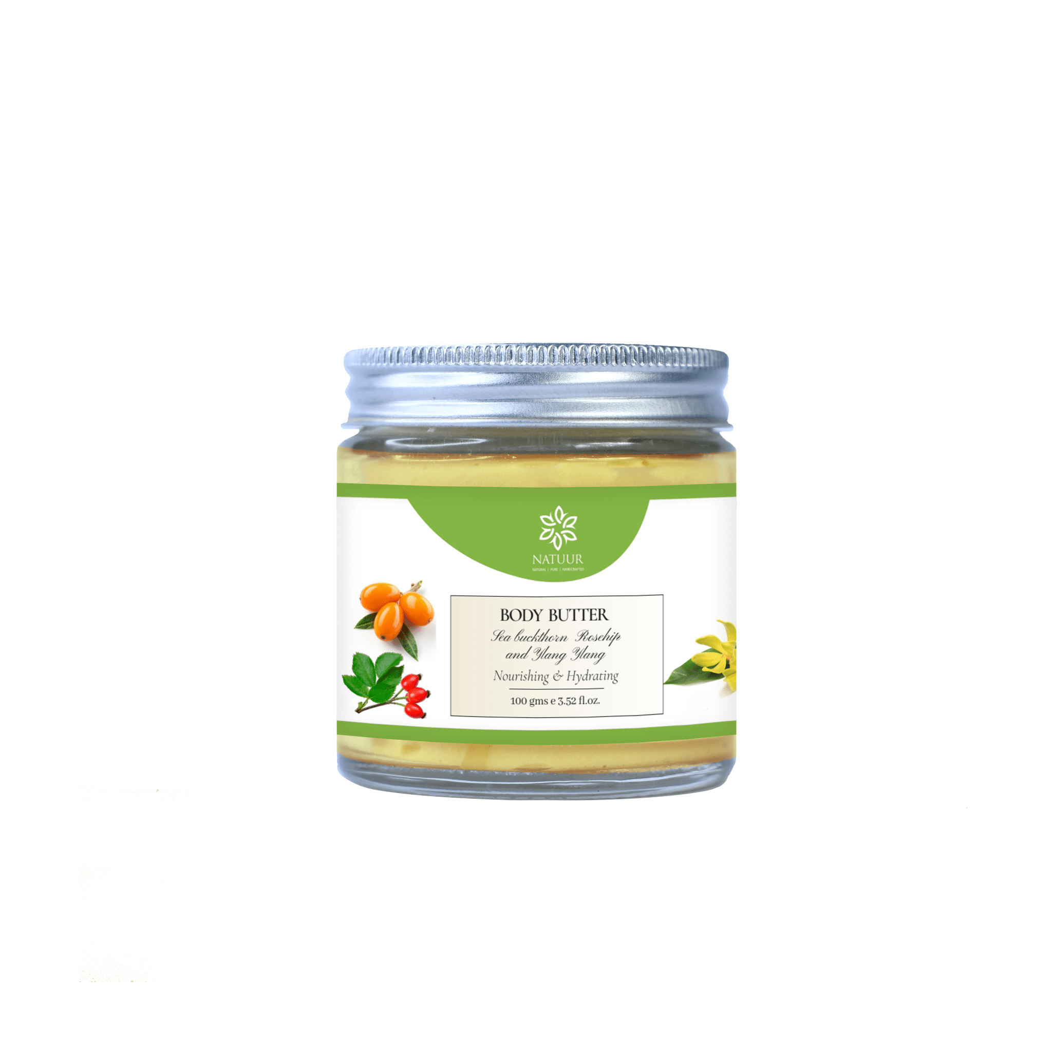 Natuur - Body Butter Seabuckthorn, Rosehip and Ylang Ylang - 100gms