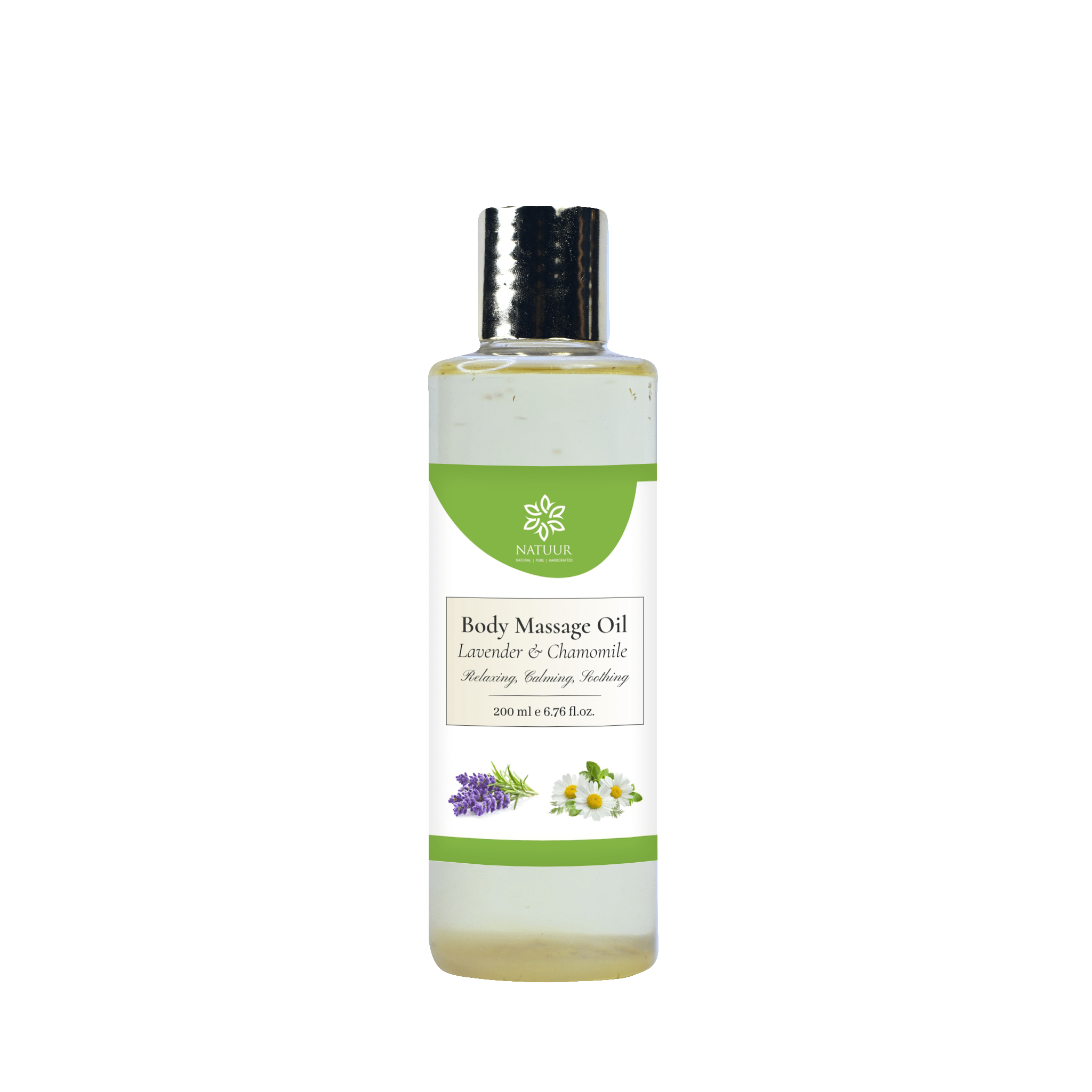 Natuur - Body Massage Oil Lavender Chamomile - relaxing, calming, soothing - 200 ml