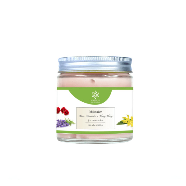 Natuur - Moisturiser Rose Ylang Ylang- Non Greasy skin nourishment for super smooth skin - 100ml